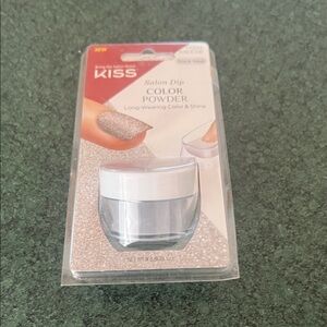 Kiss Salon Dip Powder in Sparkling Silver